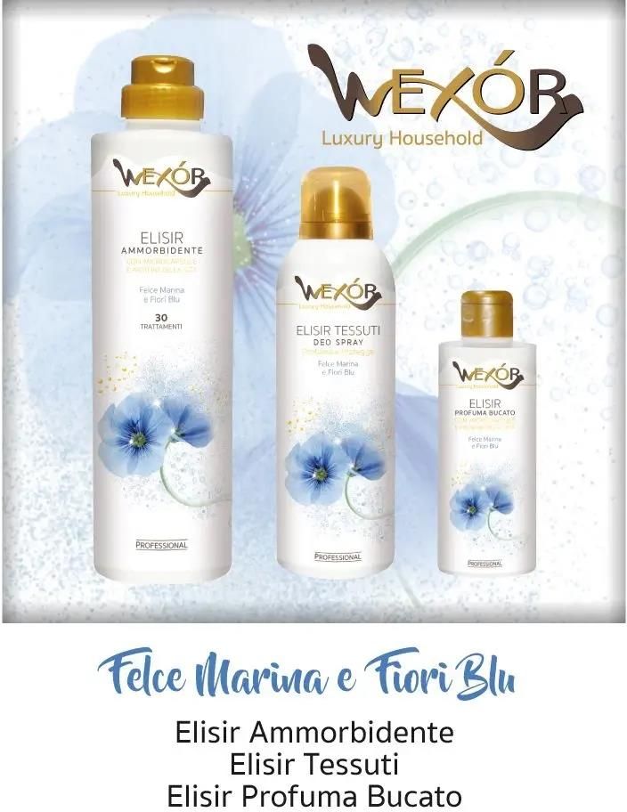 Wexor Elisir Profuma Bucato Fiori Blu 200 ml