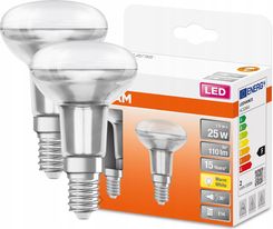 Zdjęcie Osram 2X Żarówka Led E14 R50 1,5W 25W 110Lm 2700K (4058075096820) - Tarnów