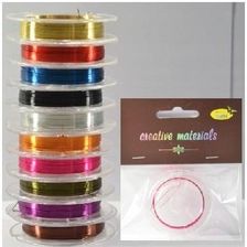 Zdjęcie Drut jubilerski miedziany 0,30 m/10mb różowy, Gale - Kostrzyn