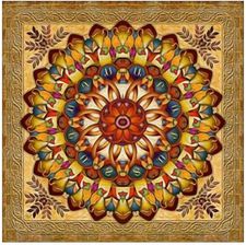 Zdjęcie Diamentowa Mozaika 7D Mandale Haft Diamentowy - Ząbki