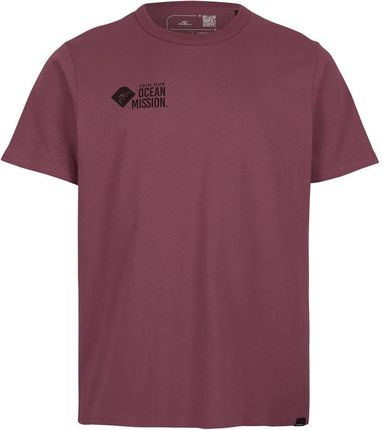 Męska Koszulka O'Neill Atlantic T-Shirt 2850075-13013 – Bordowy