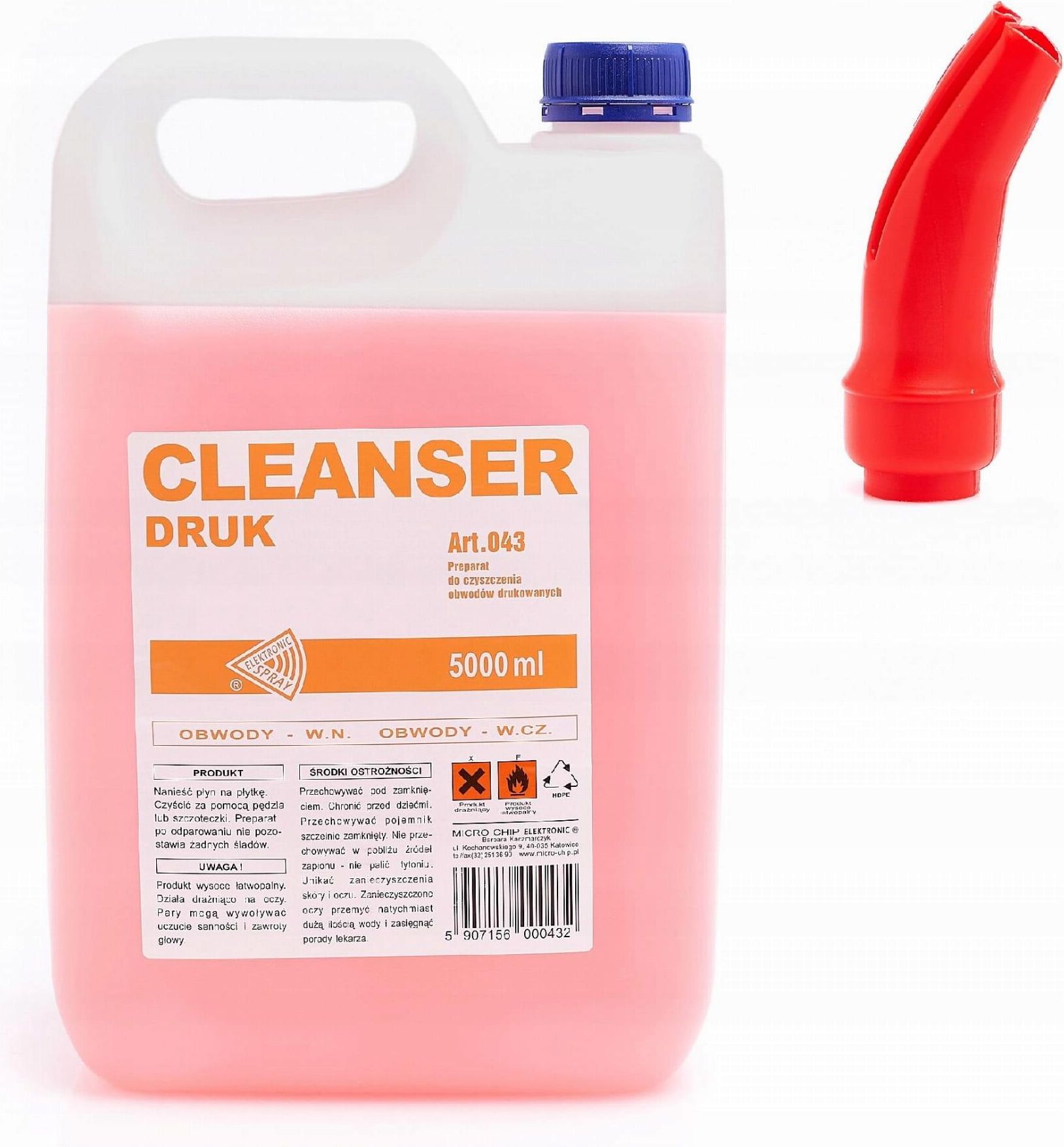 Microchip Cleanser Druk Do Czyszczenia Pcb Bga Myjek 5L - Opinie i ceny ...