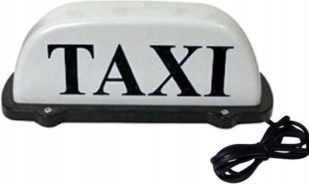 Kogut Sygnalizator Lampa Gapa Taxi Na Magnes Biały
