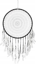 Zdjęcie Dreamcatcher Duży Łapacz snów Biały Pióra 120x53cm - Góra Kalwaria