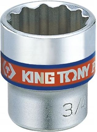 King Tony Nasadka Krótka 3/8 Calowa 1/2x27Mm 12-Kąt. Cr-V 333016S