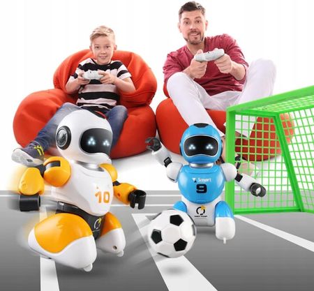 Madej Zestaw 2 Roboty Piłkarzyki Zdalnie Sterowane Mecz - zdjęcie 4