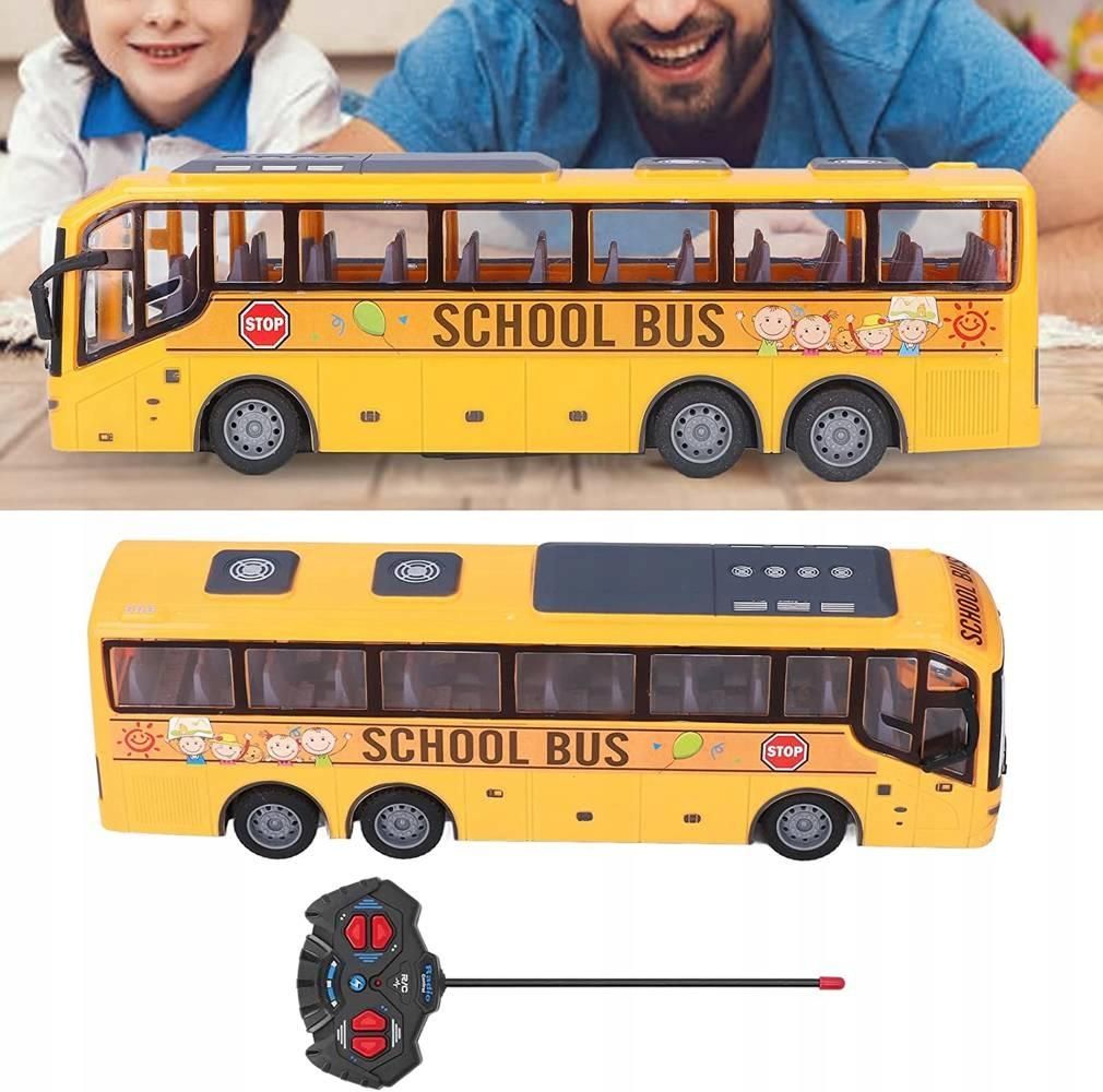 Sapphire Kids Duży Autobus Szkolny Zdalnie Sterowany Światła Led - Ceny ...