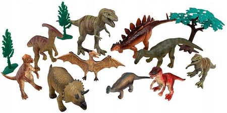 Madej Figurki Dinozaury W Słoiku Dla Dzieci 13 Szt
