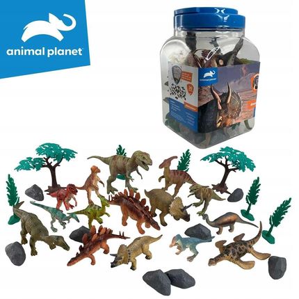 Animal Planet Zwierzęta Dinozaury Figurki Zestaw 30 Szt