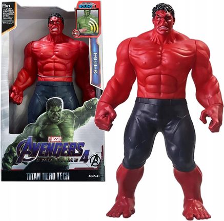 Toys Red Hulk Duża Interaktywna Ruchoma Figurka Dźwięk