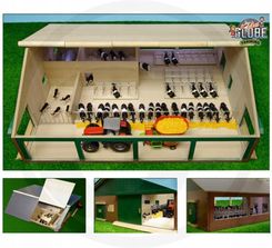 Schleich Kids Globe Drewniana Obora Z Halą Udojową