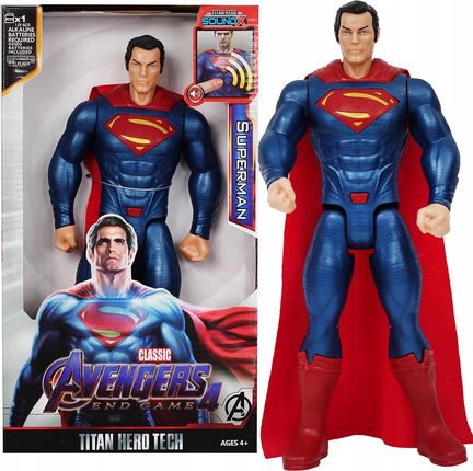Toys Superman Duża Figurka Ruchoma Interaktywna 30 Cm