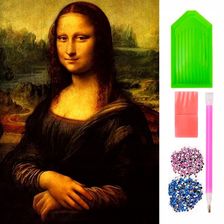 Zdjęcie Haft Diamentowy Leonardo Da Vinci Mona Lisa 5D - Drobin