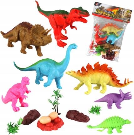 Ciuciubabka Zestaw Dinozaury Dinozaur Figurki T Rex Duże 15Szt.