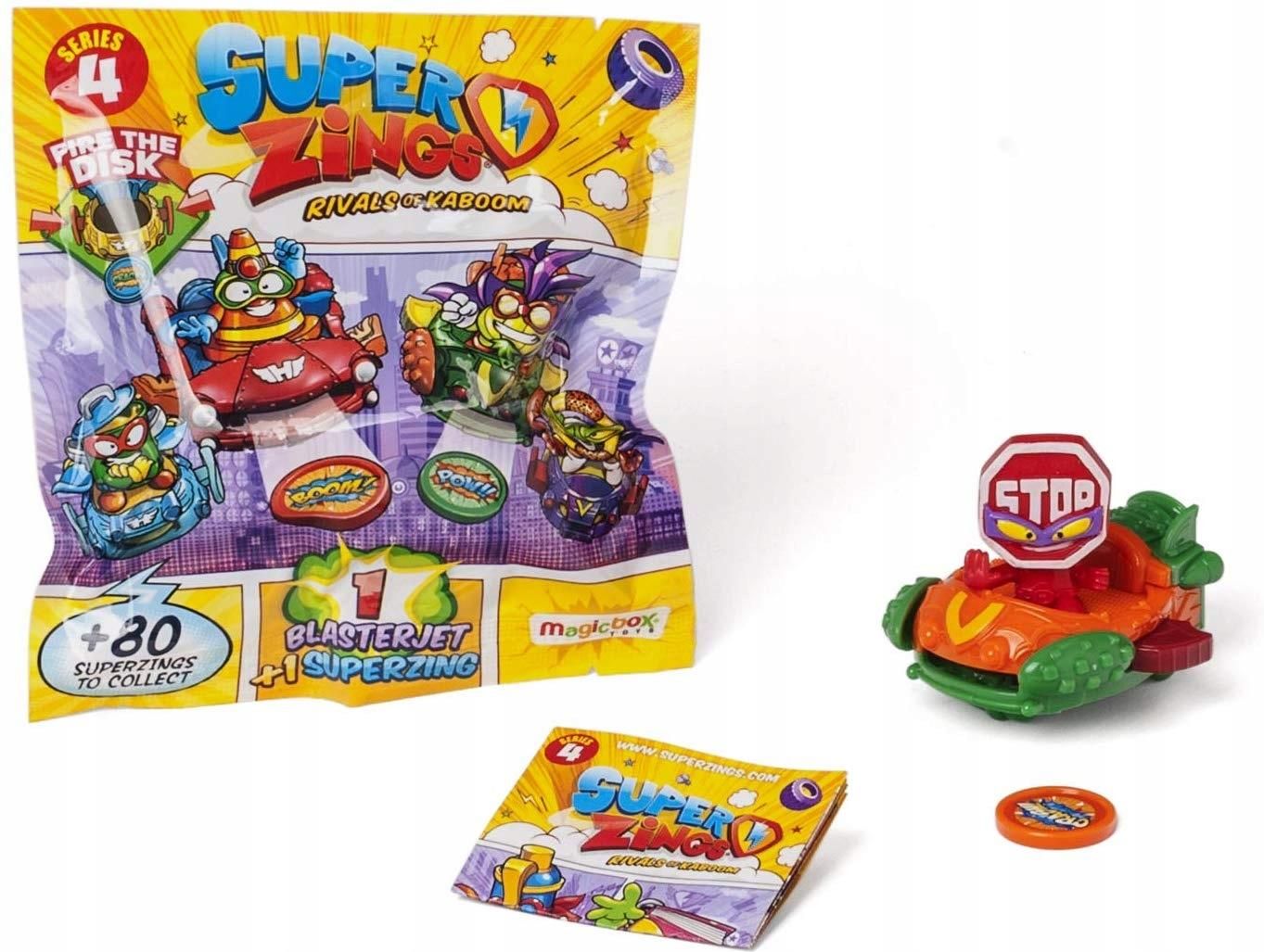 Super Zings Seria 4 Pojazd Blaster Jet + Figurka - Ceny i opinie - Ceneo.pl