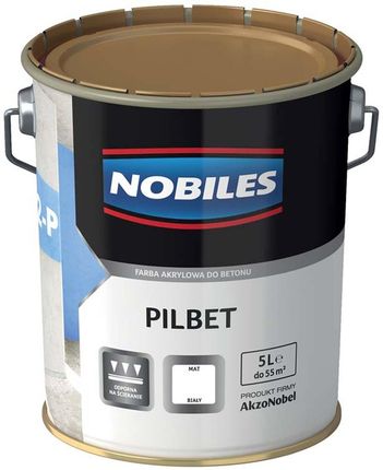 Akzonobel Nobiles Pilbet Biały 5L