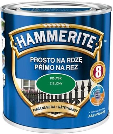 Hammerite Prosto na Rdzę Połysk Zielony 2,5L