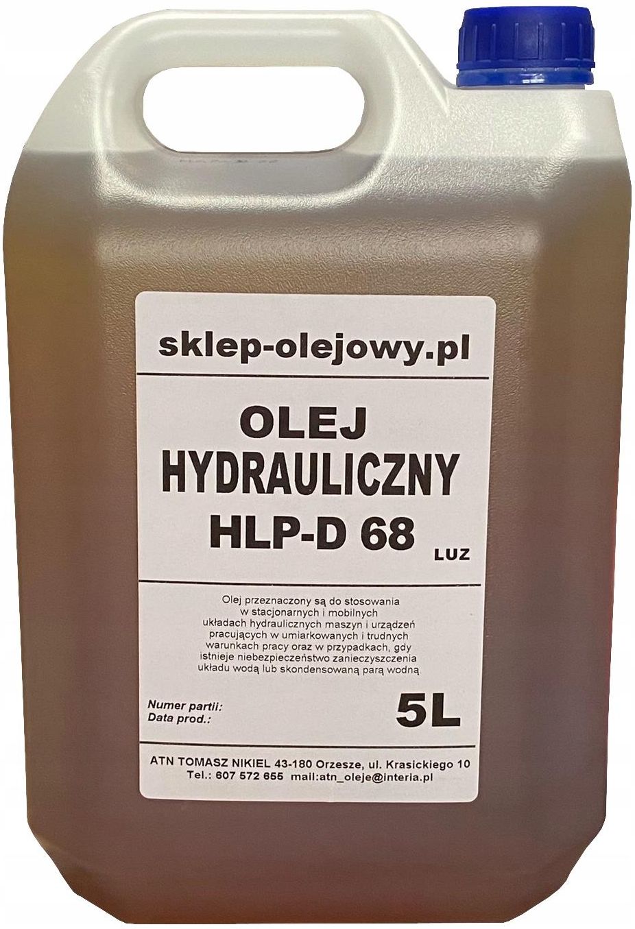 Jasol Olej Hydrauliczny Hlpd HlpD 68 5L Opinie i ceny na Ceneo.pl