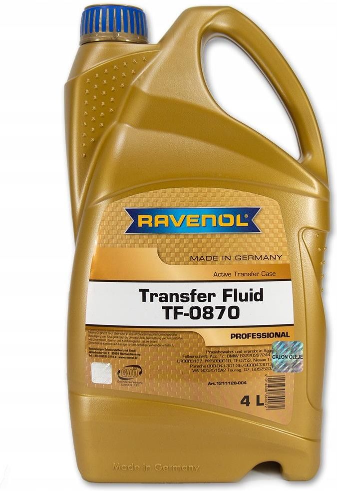 Ravenol Transfer Fluid Tf0870 4L Opinie i ceny na Ceneo.pl