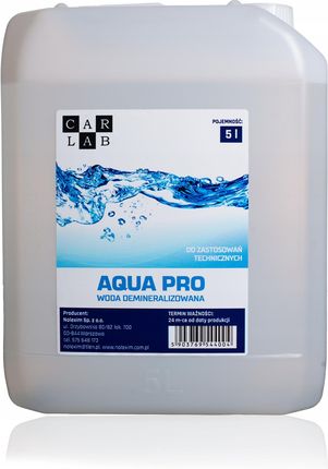 Carlab Aqua Pro 5L Woda Destylowana Demi