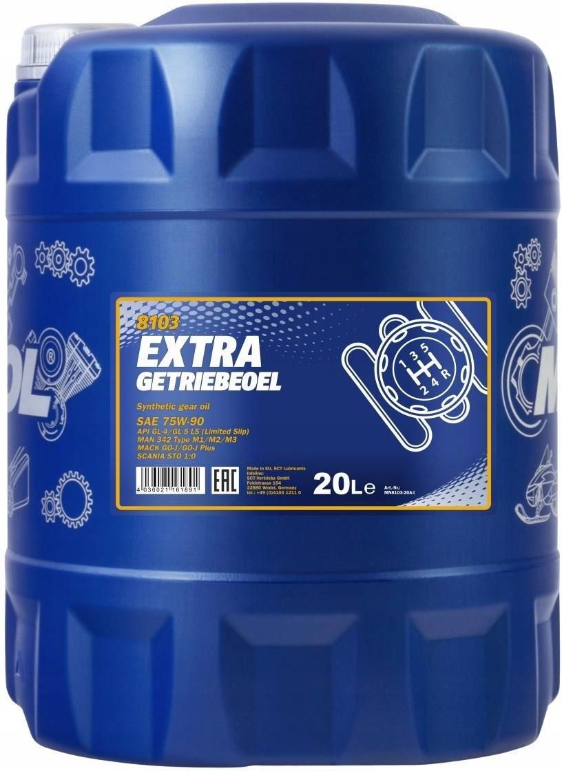 Mannol 75W90 20L Extra Getriebeoel - Opinie i ceny na Ceneo.pl