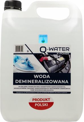 Woda Demineralizowana Destylowana 4X5L