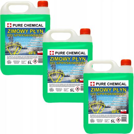 Pure Chemical Płyn Do Spryskiwaczy Zimowy Dla Każdego Etanol 15L