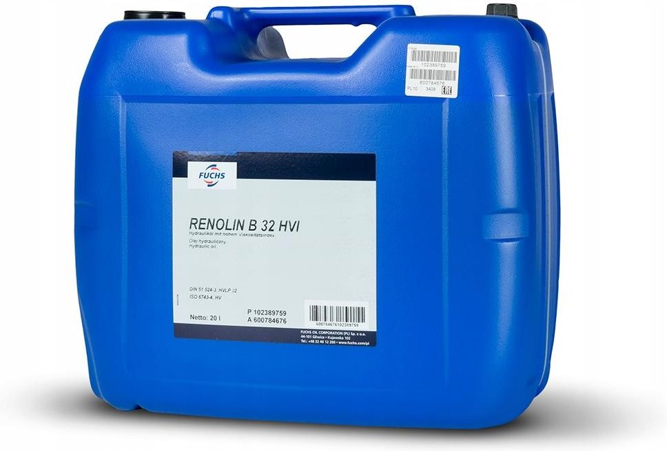 Fuchs Renolin B 32 Hvi Olej Hydrauliczny Hvlp 20L - Opinie I Ceny Na ...