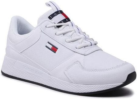 Tommy Jeans Sneakersy Flexi Runner Ess EM0EM01080 Biały