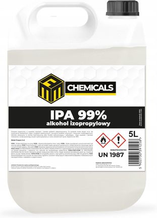 Alkohol Izopropylowy Izopropanol Ipa 99% 5L
