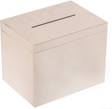 Drewniane Pudełko Skrzynka na Koperty Życzenia