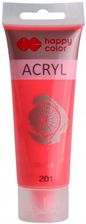 Zdjęcie Farba akrylowa 75ml, Czerwony Fluo, Happy Color - Środa Śląska