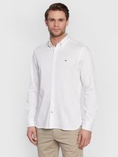 Tommy Hilfiger Koszula Dobby MW0MW25038 Biały Slim Fit