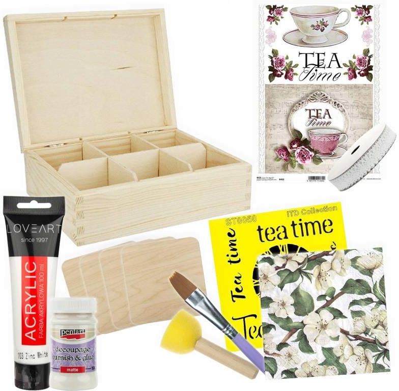Zestaw Startowy do decoupage z Herbaciarka Ceny i opinie Ceneo.pl