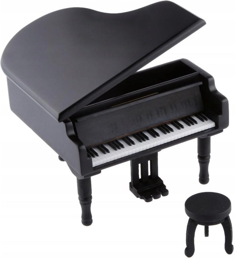Black Wood Clockwork Music Box Melody - Ceny i opinie - Ceneo.pl