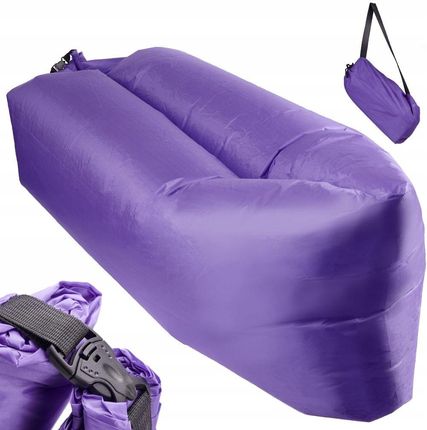 Lazy Bag Sofa Łóżko Leżak Na Powietrze Fioletowy