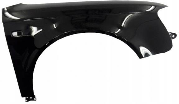 New Primed Front Fender For Audi A4 B7 (2004-2008) - Right Side, LZ9Y Black Paint, Zinc-Coated Steel