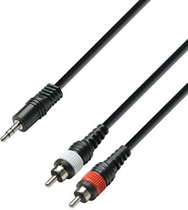 AH CABLES ADAM HALL CABLES CABLE 3,5 MM JACK STEREO TO 2 X RCA MALE 3 M KABEL INSERTOWY  ()