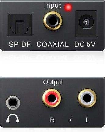 NOVAZA TECH OPTYCZNY KONWERTER COAXIAL TOSLINK RCA 2X CINCH 66  (OPTYCZNYKONWERTERCOAXIALTOSLINKNT) - zdjęcie 3