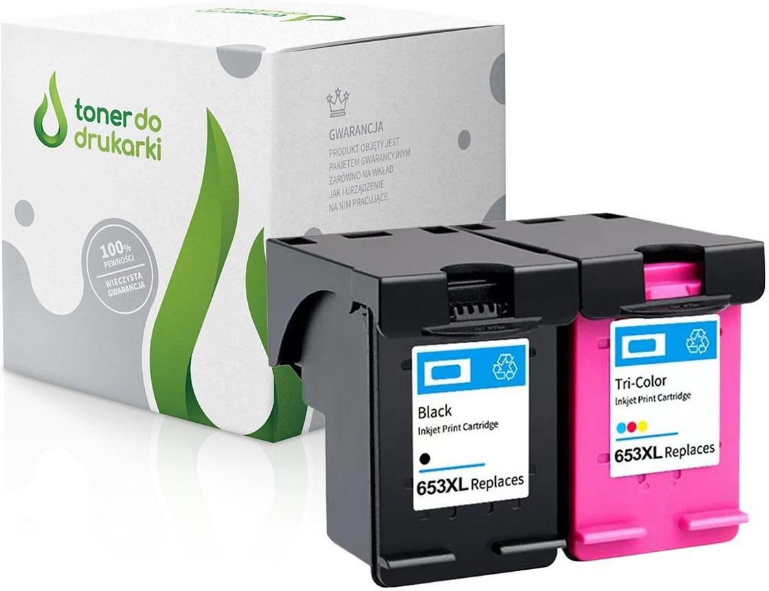 Tusz Komplet Tuszy do HP 653XL DeskJet Ink Advantage 6075 6475 TO ...