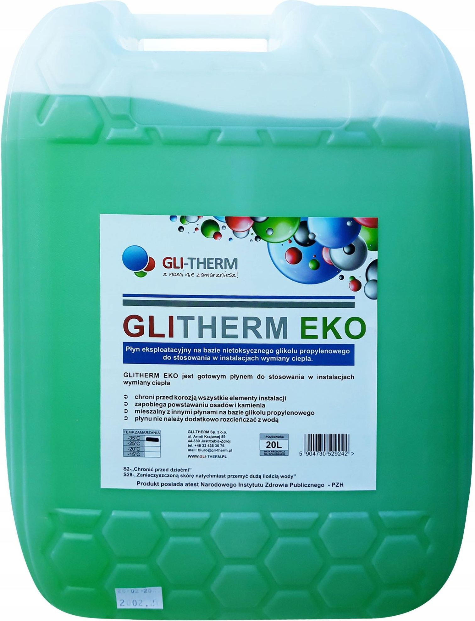 Glikol Propylenowy 51% Eko 20L - Opinie i ceny na Ceneo.pl