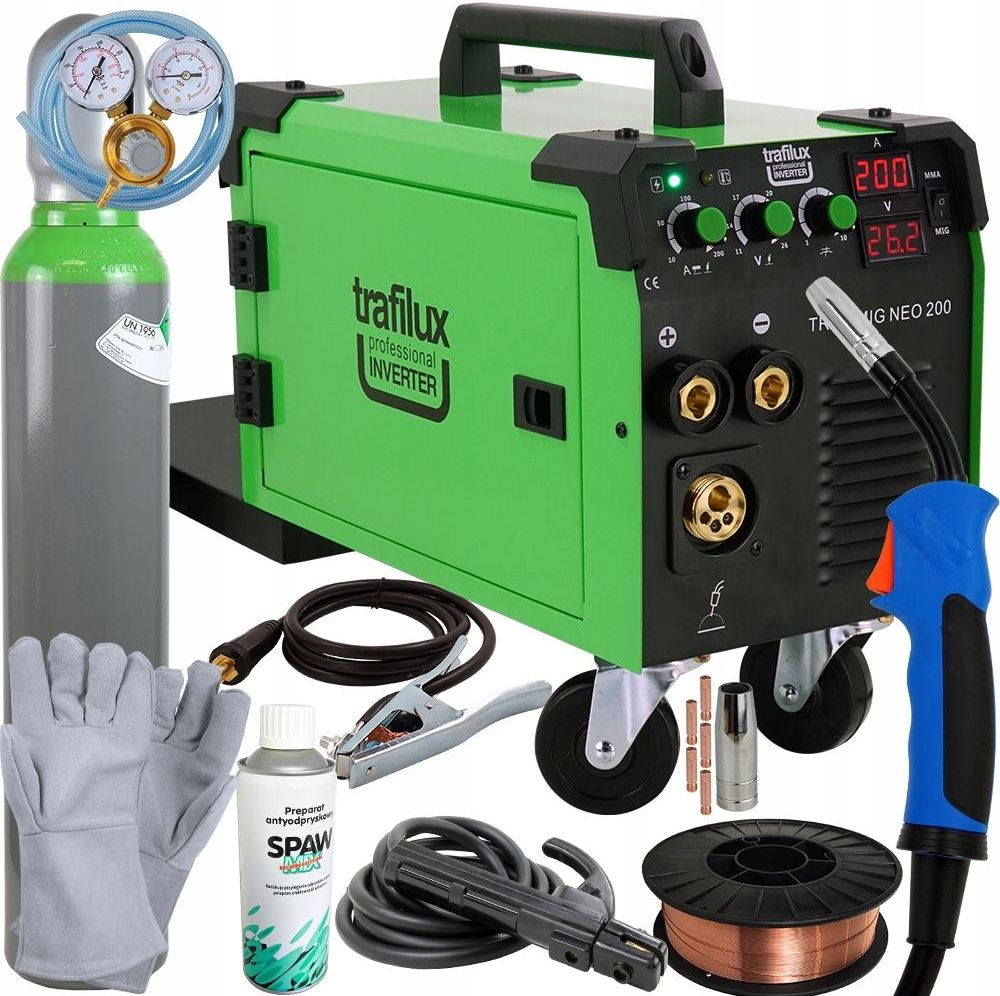 Spawarka Trafilux Spawarka Mig Mag 200 A Mma Migomat 230V - Opinie i ...