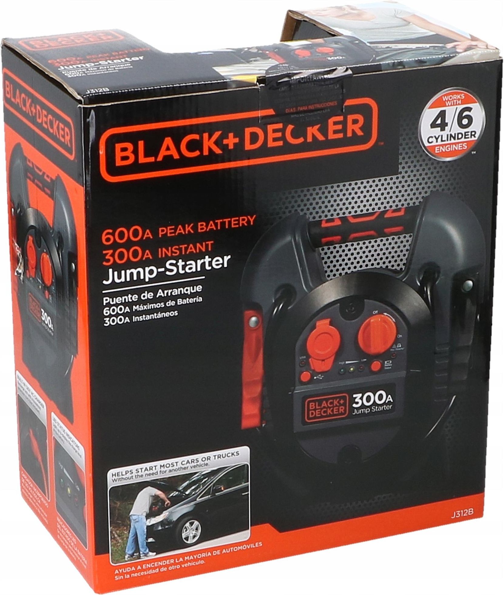 Black - decker stanley accu jump starter - 300 amp - kopen? | Korting tot 55