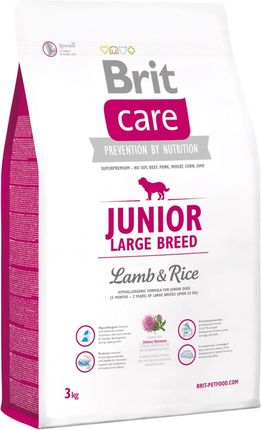 Brit Care Junior Large Breed Lamb&Rice 3Kg