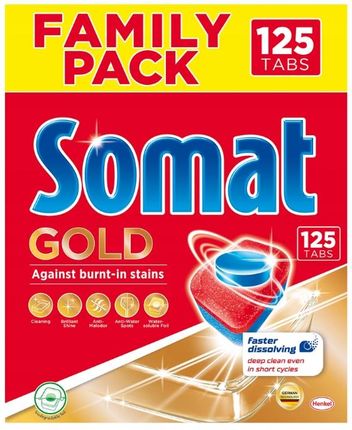 Somat Gold Tabletki Do Zmywarki 125Szt.