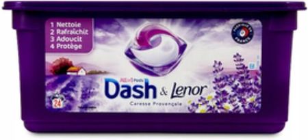 Dash Dash&Lenor Lawenda Kapsułki Do Prania 24P Fr