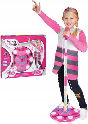 Tobbi-Toys Mikrofon Stojący Ze Statywem Karaoke Mp3 Głośnik