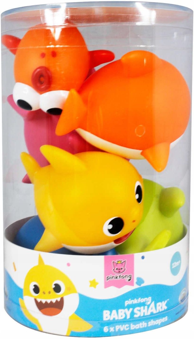 O.D.S. Baby Shark Zestaw 6 Gumowych Figurek Do Kąpieli - Ceny i opinie ...