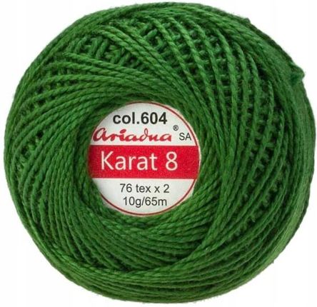 Kordonek Karat 8 kol. 604 Zielony Ariadna jakość