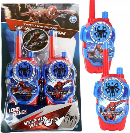 Toys Walkie Talkie Spider Man Łoki Toki Krótkofalówki